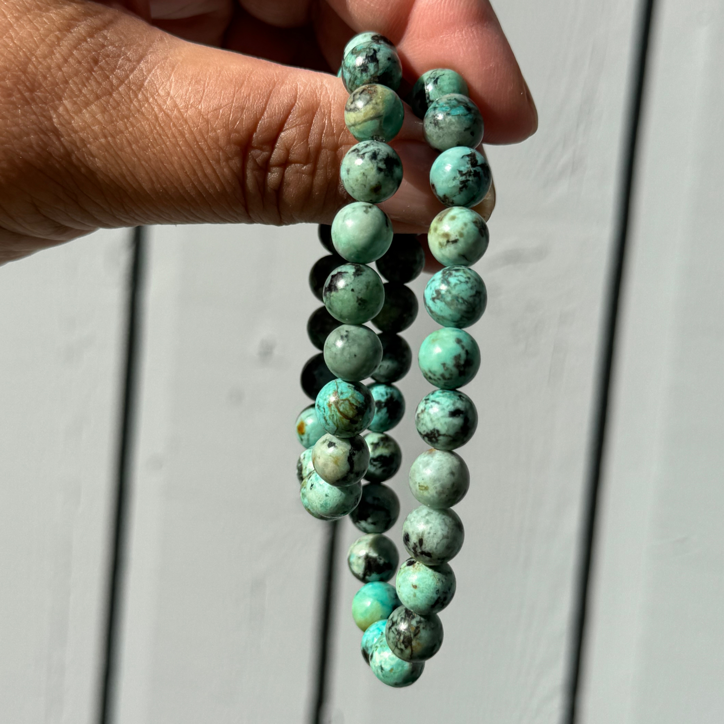 African Turquoise Bracelet-Gemstone Jewelry