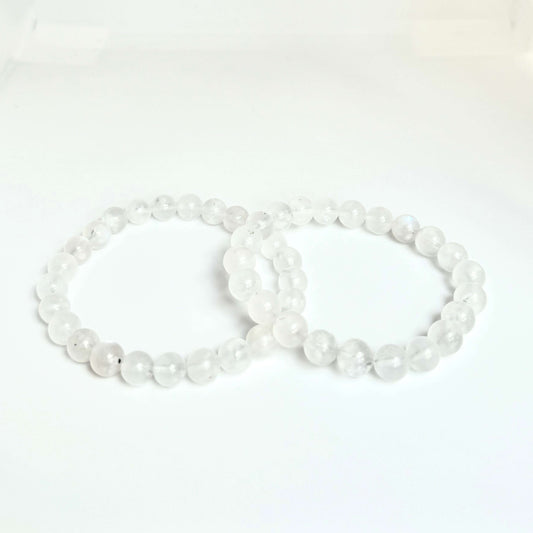 White Moonstone Bracelet-Gemstone Jewelry