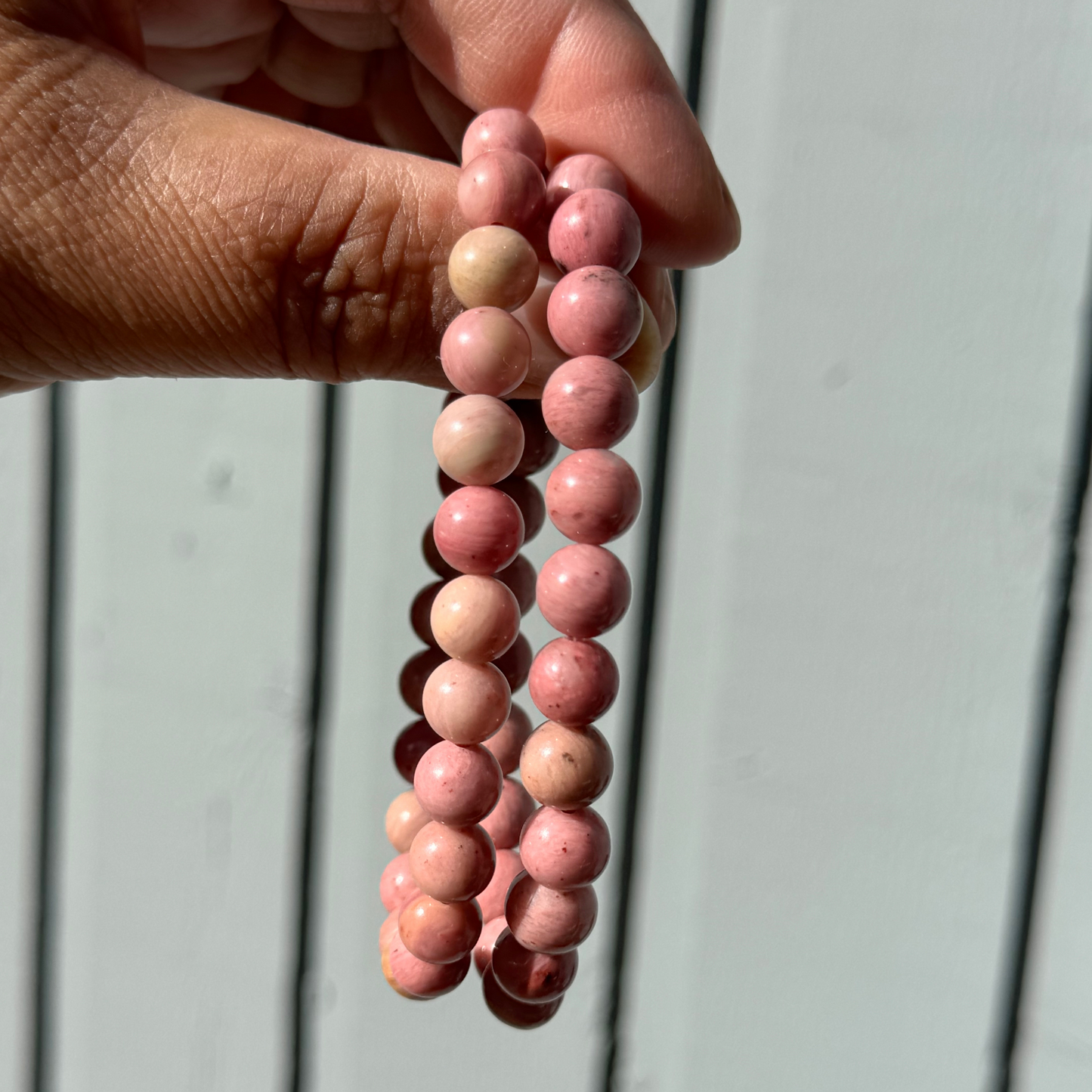 Rhodonite Bracelet-Gemstone Jewelry