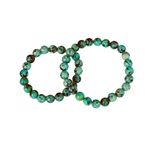 African Turquoise Bracelet-Gemstone Jewelry
