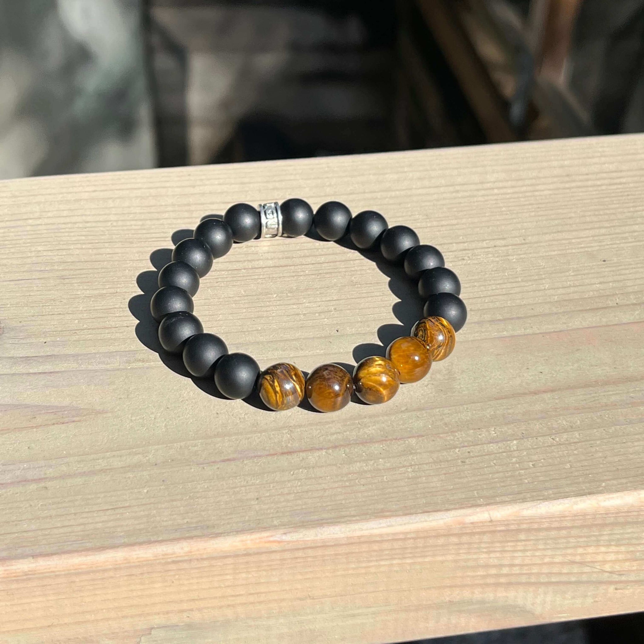 Matte Tiger's Eye, Men's Bracelets