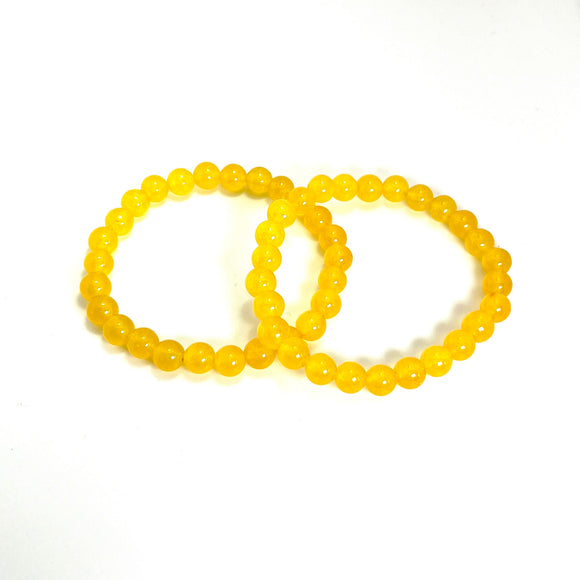 Yellow Jade Bracelet-Gemstone Jewelry