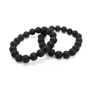 Lava Stone Bracelet, Aromatherapy-Gemstone Jewelry