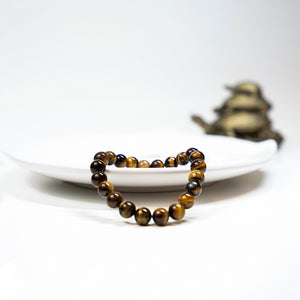 Gold Tiger Eye Bracelet-Gemstone Jewelry