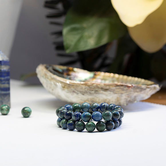 Azurite Malachite Bracelet-Gemstone Jewelry