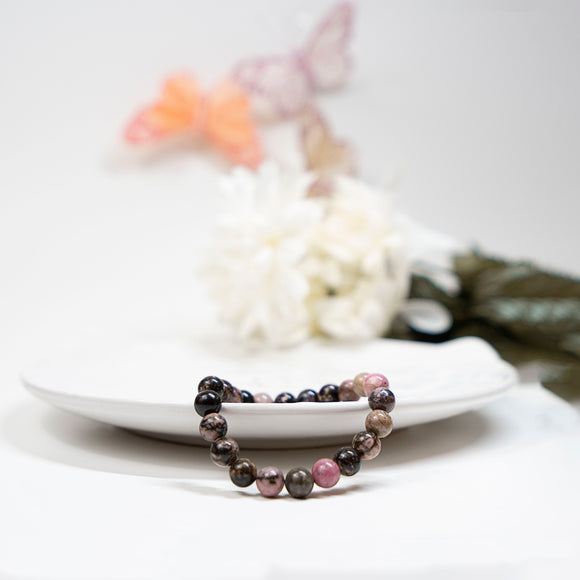 Rhodonite Bracelet-Gemstone Jewelry