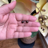 Mahogany Obsidian Earrings, Sterling Silver-Gemstone Jewelry