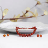 Red Agate Bracelet-Gemstone Jewelry