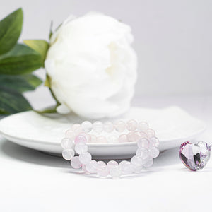 Rose Quartz Bracelet-Gemstone Jewelry