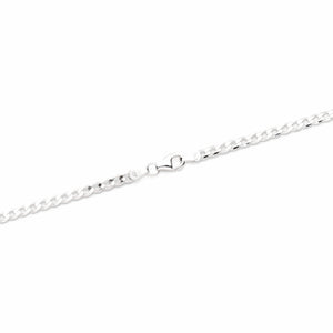 Sterling Silver Curb Chain-Gemstone Jewelry